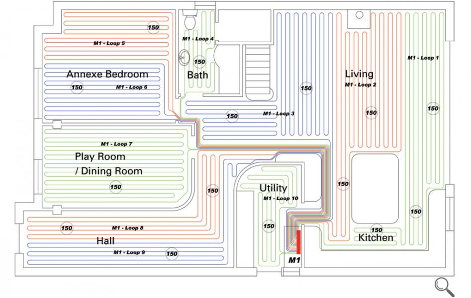 Radiant Floor Heating System Plan Why It's Worth Investing In A - Luxury Cabin Floor Plan With Underfloor Heating Panels